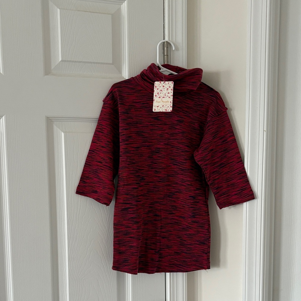 Free People Turtleneck Sunshine Space Top